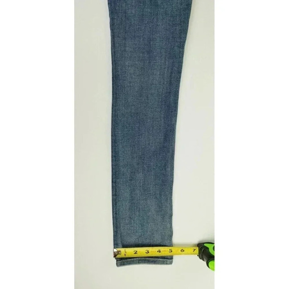 Rag & Bone 27X30 Women's Skinny Blue Monument Color Embroidered Logo Denim Jeans - Picture 11 of 11